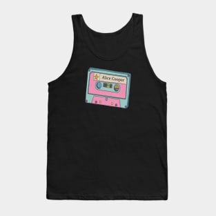 Vintage Cassette Tape Alice Cooper Tank Top